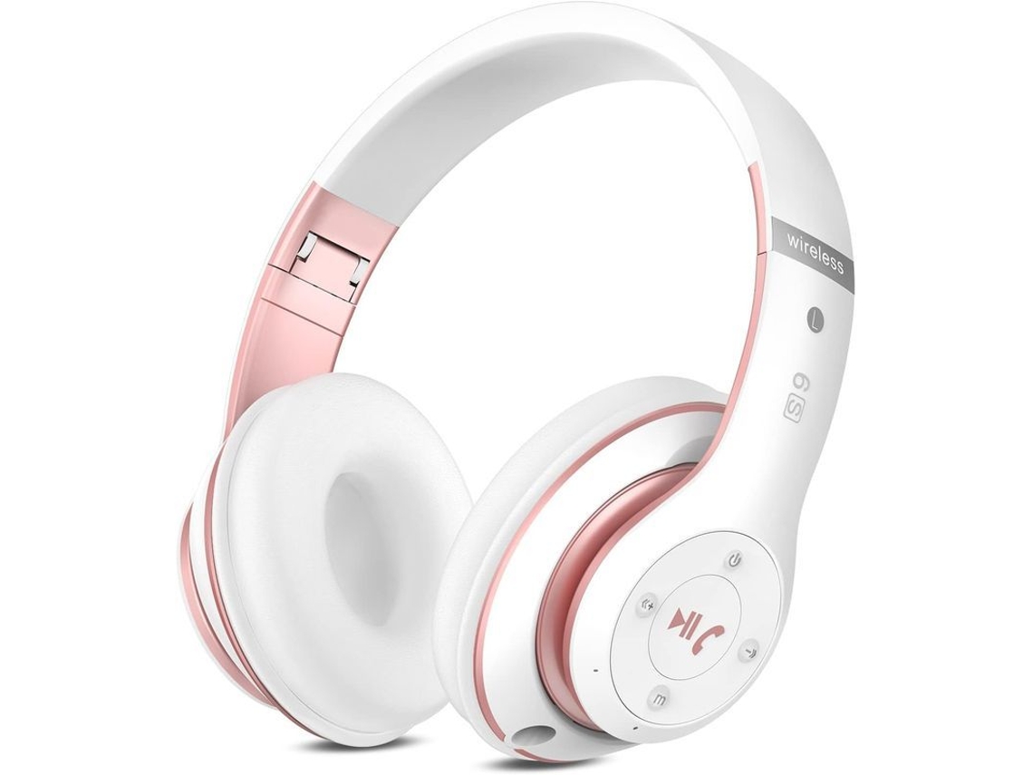 Auriculares Supraaurales Bluetooth 5.0 Con Micrófono, Hd, Fm, Tf, Modo Con Cable, 40 Horas De Autonomía.
