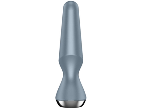 Estimuladores SATISFYER Plug-Ilicious 2 Vibrador Bluetooth (Azul - 1 Unidad)