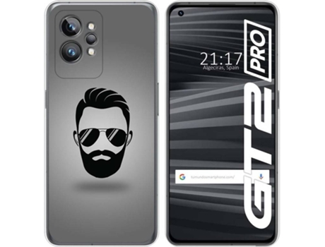 Carcasa para Realme GT 2 Pro 5G TUMUNDOSMARTPHONE Dibujos Barba Multicolor