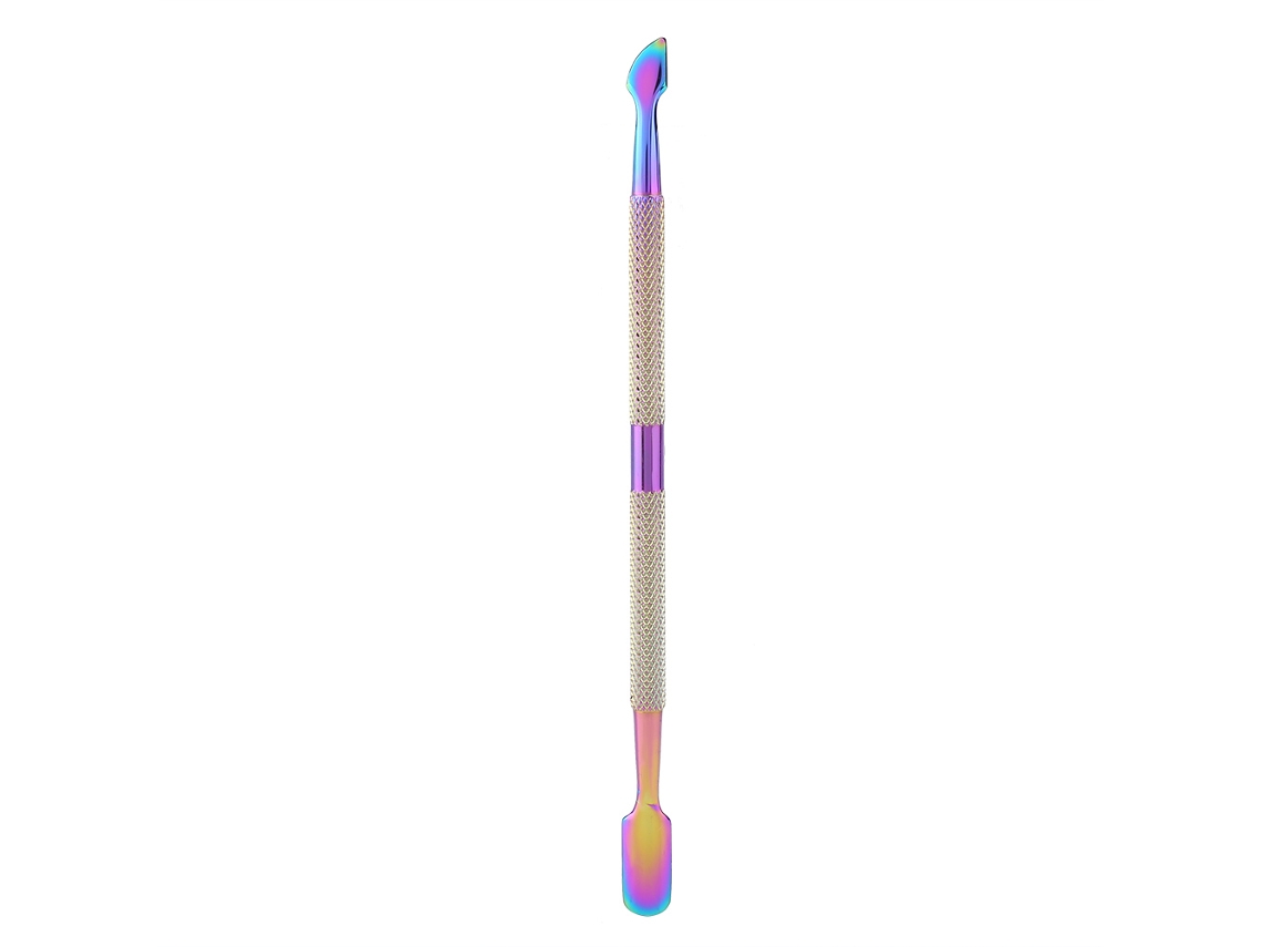 Herramienta de manicura Rebe de acero inoxidable para eliminar la piel muerta y empujar las cutículas para decoración de uñas (f505)