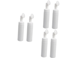 Juego De 6 Frascos De Viaje Con Pincel, Frascos Rellenables Con Espuma Para Cosméticos Y Productos Para El Cuidado De La Piel.