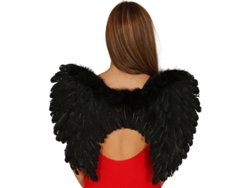 Alas DISFRAZZES Negras De Plumas (50 cm)