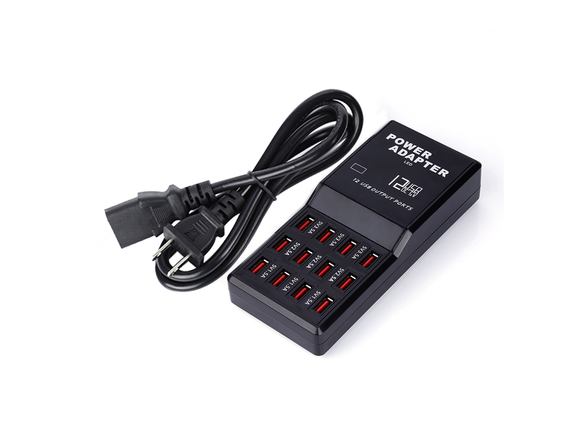 Cargador (carga Rápida Usb De 12 Puertos)
