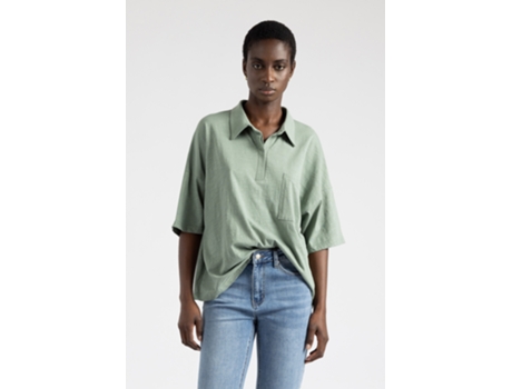 Polo de Mujer THROTTLEMAN Algodón Verde (M)
