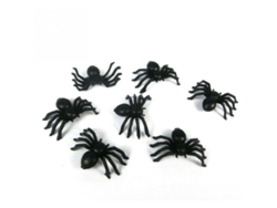 Mini Araña De Plástico Broma Juguete Cumpleaños Diy Decoración Fiesta Props