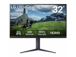 Monitor Gaming LG UltraGear 32GS85Q-B (32" - Quad HD - NANO IPS - 180 Hz - 1 ms - NVIDIA G-SYNC)