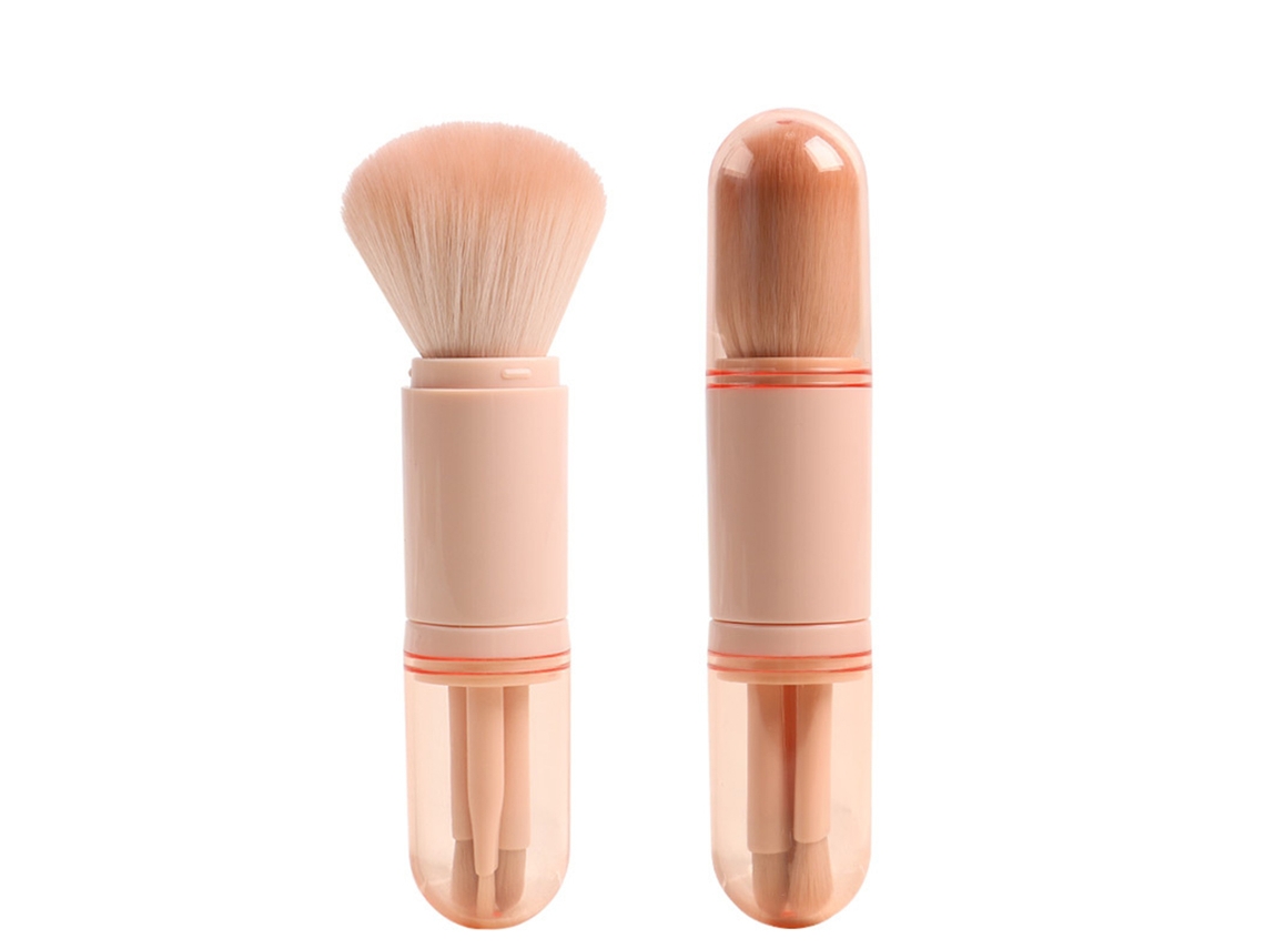 Brochas De Maquillaje Retráctiles 4 En 1