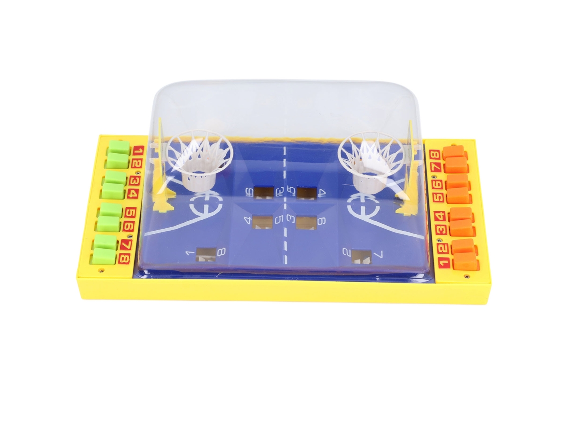 Baloncesto De Dedos Interactivo, Juego De Mesa Para 2 Jugadores, Mejora La Destreza Manual, Tapa Amarilla