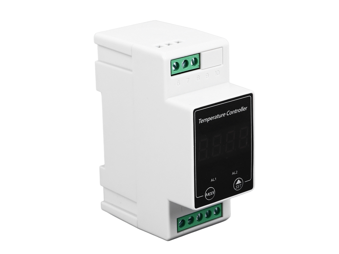 Controlador de temperatura digital, termostato regulador, interruptor inteligente para incubadora/invernadero de reptiles, CA 240 V