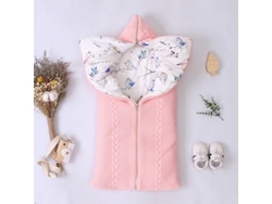 Bolsa térmica Eifson para cochecito, manta polar suave y cálida para bebés de 0 a 12 meses (rosa)