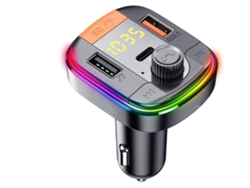 Transmisor Fm Bluetooth Yizhood T832d Pd/usb Voltaje Negro