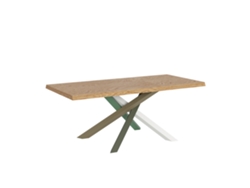 Mesa Fija Versalux 90x180 Cm Patas Roble Pelado 4/a Itamoby
