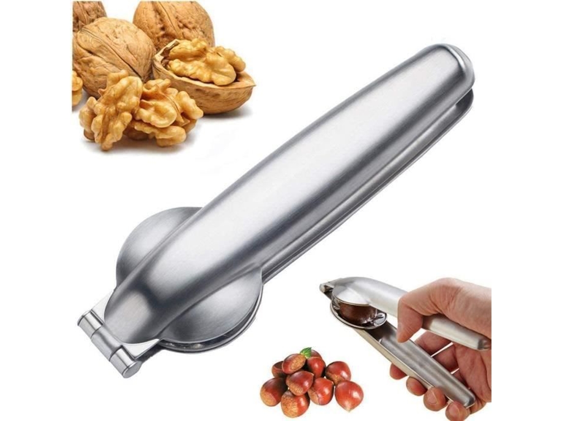 Pinzas de castaña, abrietestes, abridor de cáscaras de nuez, pinzas de nueces, abridor de tueces de acero inoxidable, utensilios de cocina