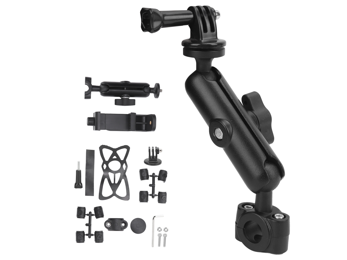 Soporte Para Manillar De Moto/cámara Teléfono, Holder Para Bicicleta Con Clip Para Teléfono