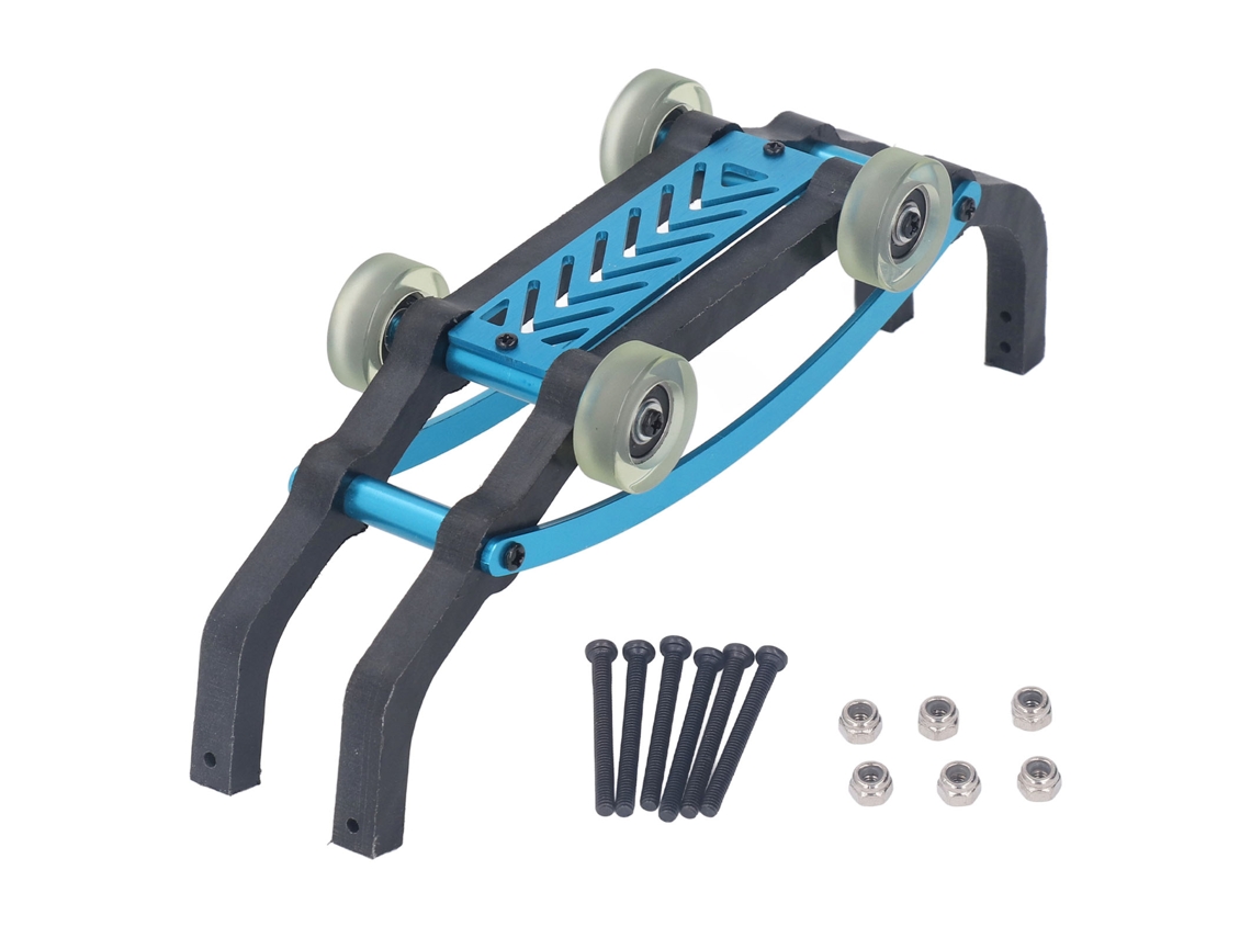 Barra de equilibrio 2026 montada en aleación de aluminio para coche RC MJX 1/16 16208 16210 16207 Piezas de repuesto Azul