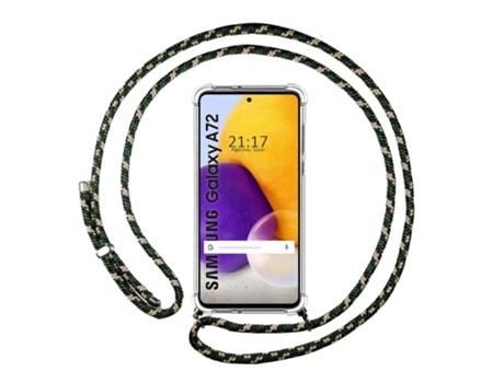 Carcasa Samsung Galaxy A72 TUMUNDOSMARTPHONE Colgante Verde
