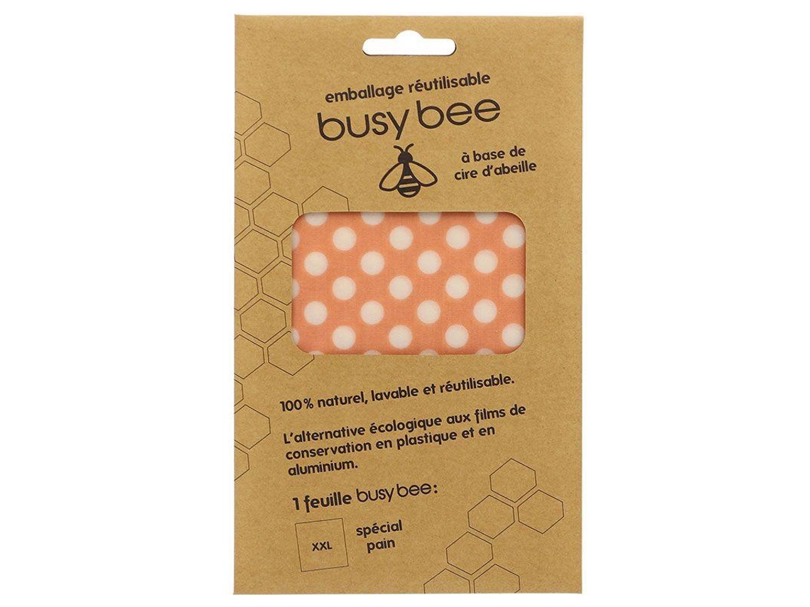 Embalaje alimenticio reutilizable con cera de abejas 35 x 66 cm
