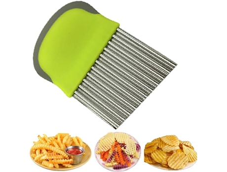 Cortador de patatas fritas de acero inoxidable de 1 pieza VOINEE