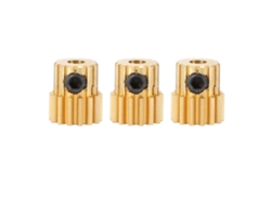 3 Piezas De Engranajes De Motor De Cobre Para Coche Rc M0.8 De 3,175 Mm De Diámetro Para Hsp Axial Traxxas Redcat 13t