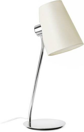 Lámpara de Mesa FARO BARCELONA Lupe (Blanco - E27 - 20 W - Metal)