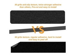 Cinta Antideslizante Autoadhesiva Para Escaleras De 15 Cm X 60 Cm, Paquete De 10 Unidades, Para Uso Interior Y Exterior.
