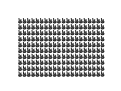 200 Piezas De Soportes Led Con Clip De Montaje De 3 Mm, Nailon 66, Resistente Al Fuego Ul94 V2
