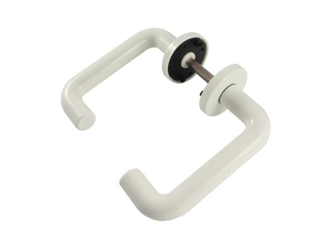 Manilla poliester blanca con placa juego