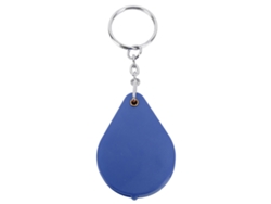 Mini lupa plegable portátil con llavero - Azul
