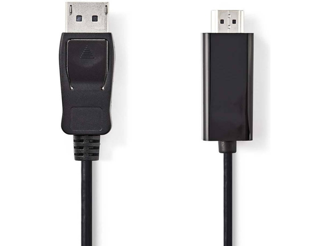 Cable HDMINEDIS (HDMI - DisplayPort - 2 m - Negro)