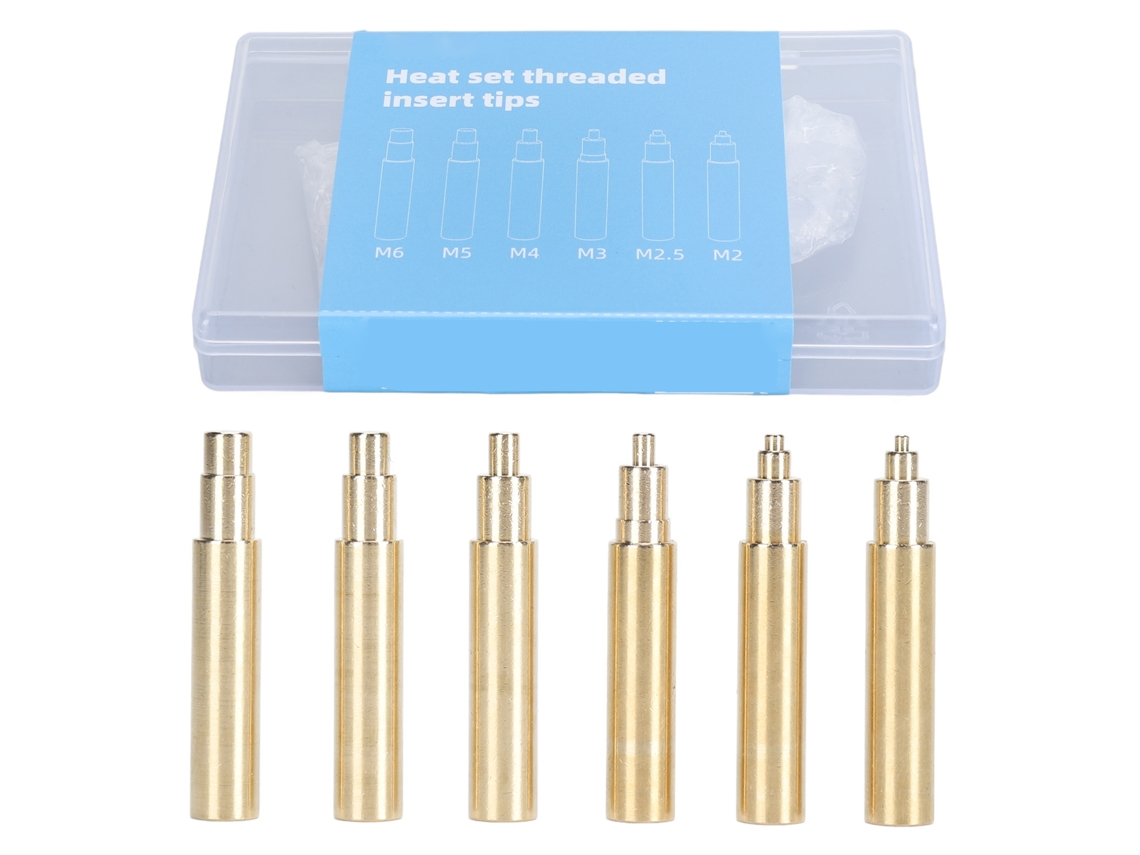 Puntas De Soldadura Heat Set Insert M2-m6 Para Hakko Fx 888d Weller Sp40nkus Impressora 3d