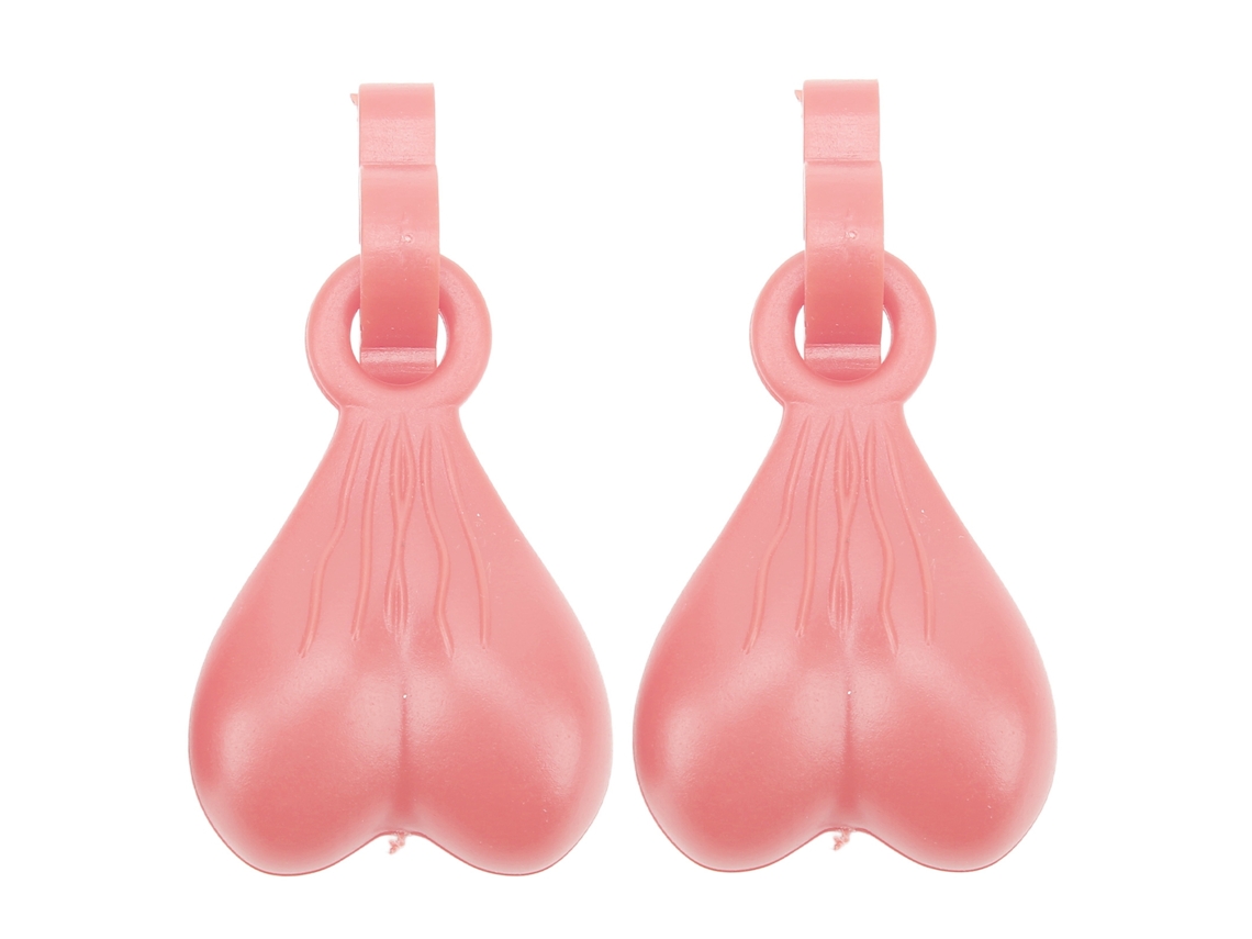 Acessório De Sapatilha Charm Bola Fofo Estiloso Abs Decoração De Sapato Presente De Aniversário Rosa Unisex