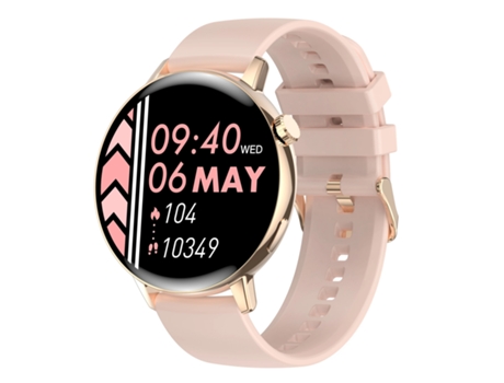 Reloj inteligente a la moda para mujer, con Bluetooth, llamada, pantalla completa, táctil, resistente al agua, Monitor para mujer, reloj inteligent...