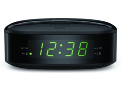 Radio Despertador PHILIPS TAR3205/12 (Negro - Digital - AM/FM - Alarma Doble)