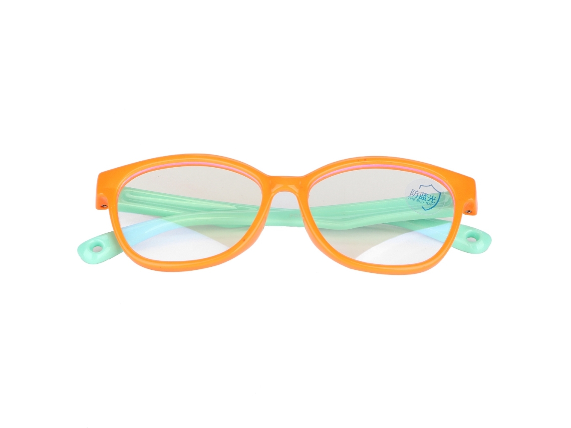 Gafas Para Niños Con Marco De Silicona, Protección Contra Luz Azul
