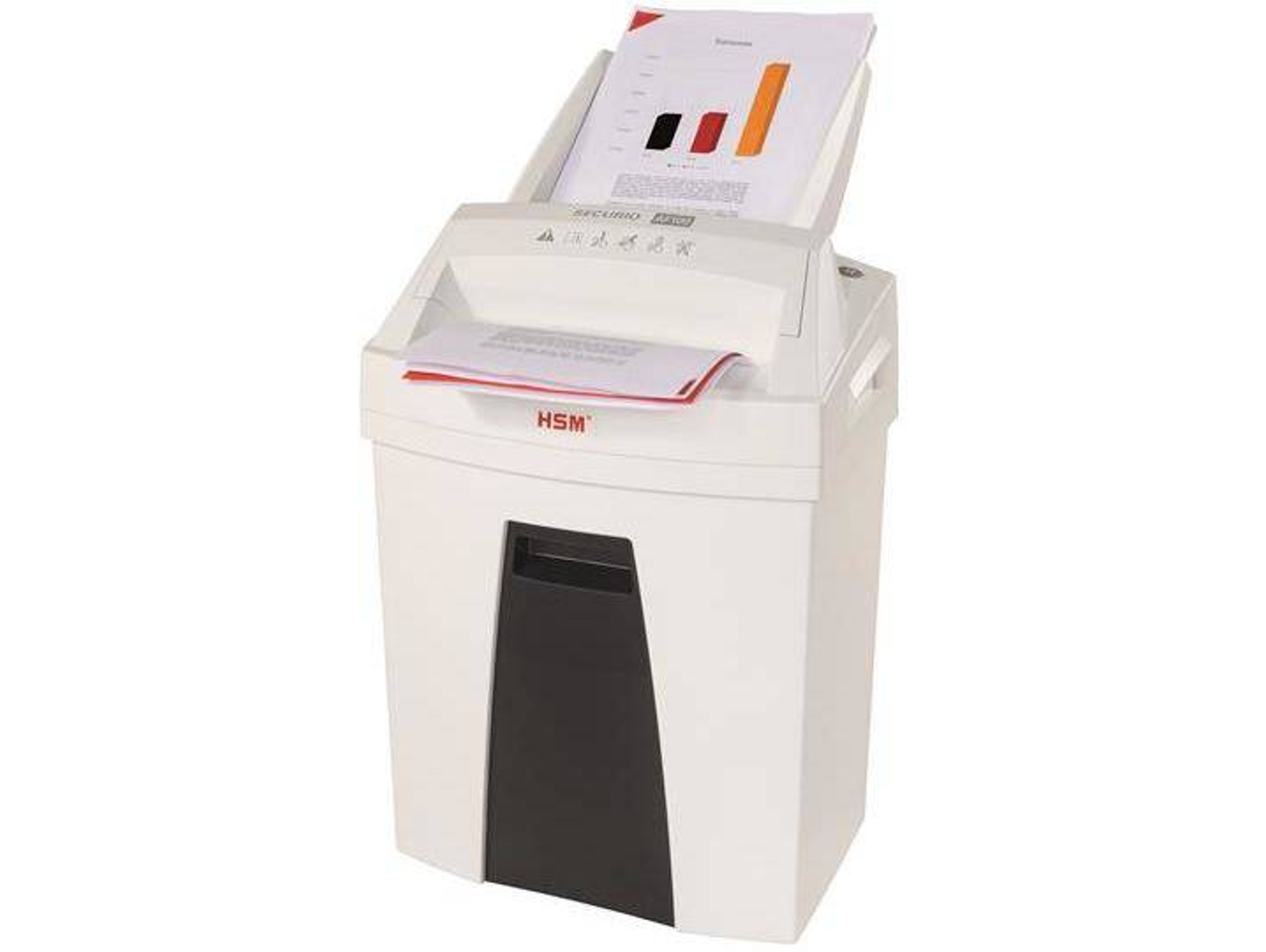 Destructora HSM Securio AF100 con sistema Auto (5 - 6 hojas - Capacidad: 25 L)