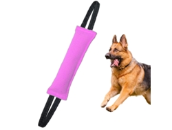 Juguete reforzado para perros, ideal para cachorros que juegan a tirar de la cuerda y aliviar las molestias de la dentición - Digitallab Rosa