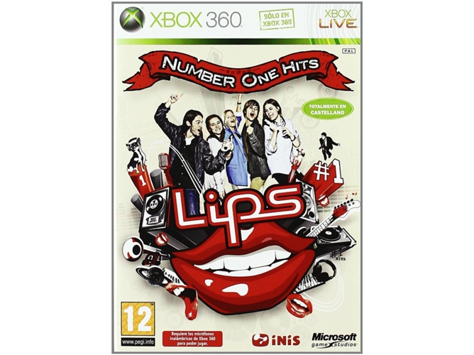 Juego Xbox 360 Lips Number One Hits