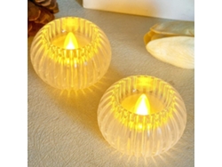 Vela LED para decoración de oficinas: ambiente acogedor sin los riesgos de las velas tradicionales - ORBITRA COMMERCE (a)