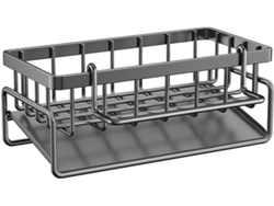 Escurridor De Platos De Acero Al Carbono Resistente A La Corrosión Para Fregadero De Cocina, Ahorra Espacio.