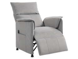 Sillón Reclinable Con Motor Sin Escobillas Y Reposapiés Gris.