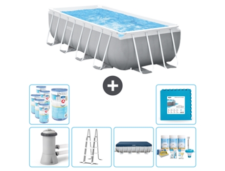 Piscina Tubular INTEX 26788GN-CB30 (6836 L - 200x100cm)