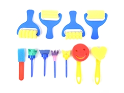 Juego De 47 Pinceles De Esponja Con Letras Del Abecedario Para Pintura Artística Infantil Diy.