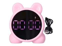 Reloj despertador con altavoz Bluetooth y batería recargable
