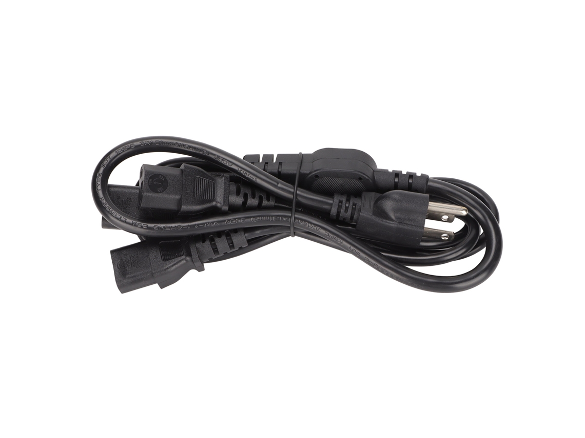 Divisor De Cable De Alimentación Adaptador De Alimentación Para Computadora 1 A 3 Expansión De Múltiples Dispositivos