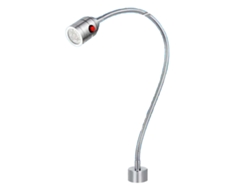 Lámpara De Trabajo Led De Cuello De Cisne De 5 W Y 24 V Con Base Magnética, 500 Mm, Para Banco De Reparación.
