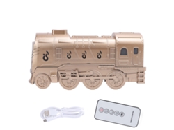 Difusor Humidificador De Aromaterapia Con Luz, 300 Ml, Abs, Diseño De Tren Retro Con Mando A Distancia Para Dormitorio/oficina.