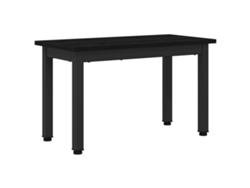 Mesa De Centro | Mesa De Café | Mesa De Salón Roble Negro 60 X 30 X 36 Cm Madera De Ingeniería