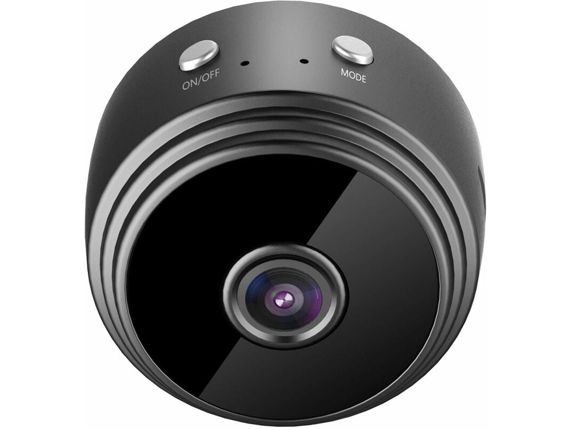 Mini cámara de seguridad Wifi 1080p para interiores y exteriores, visión remota mediante aplicación iOS y Android, ideal para bebés, mascotas y niñeras.