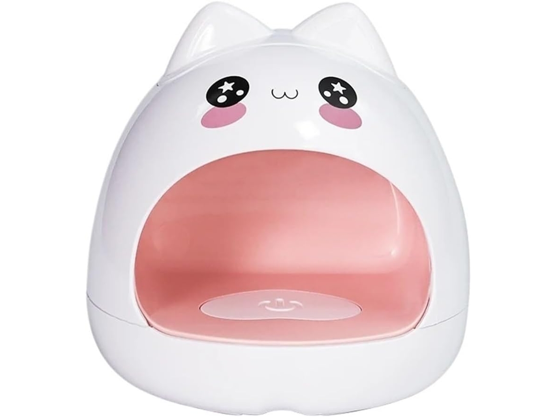Mini Máquina De Fototerapia Con Forma De Dibujos Animados, Lámpara De Uñas Led Uv Para Un Dedo, Secado Rápido.