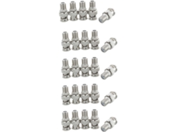50 Adaptadores De Conector Hembra A Bnc Para Videovigilancia